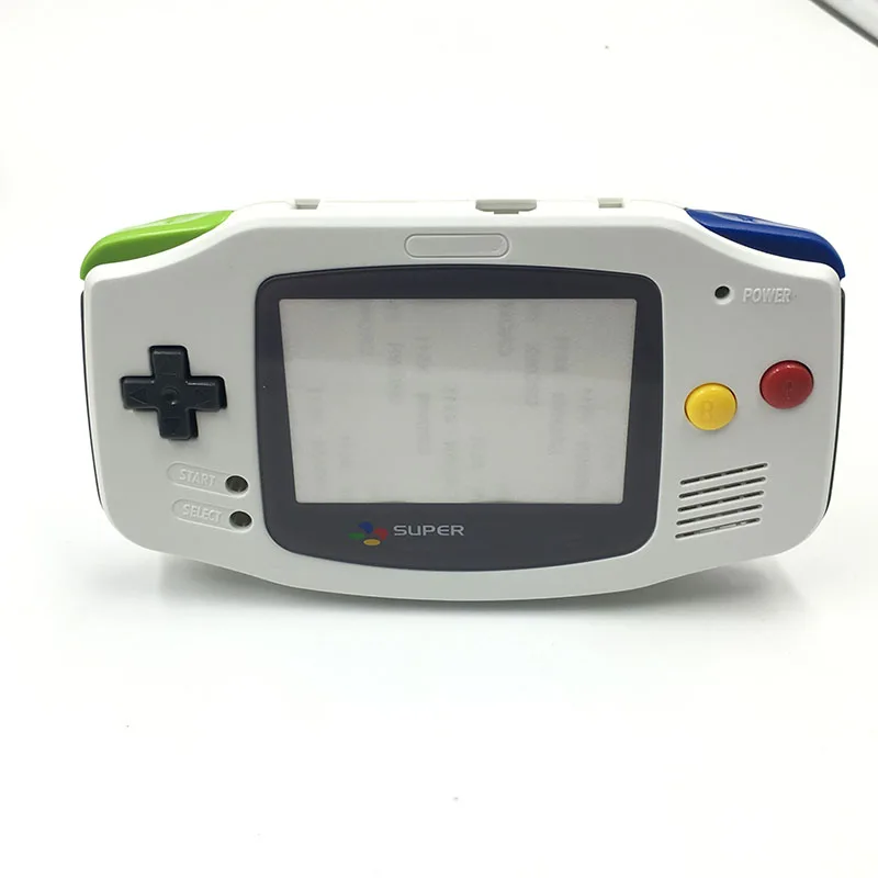 Серый Белый для nintendo Game Boy Advance замена корпуса оболочки экрана для GBA - Цвет: White  Color Button
