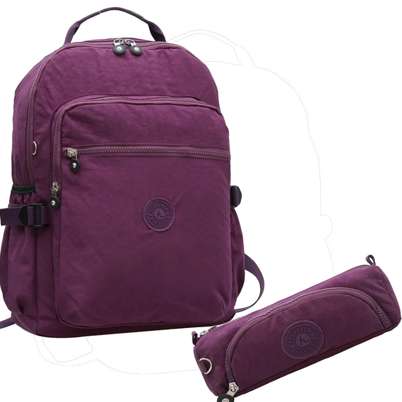 Школьный рюкзак ACEPERCH для девочек-подростков, женский рюкзак Mochila Feminina, Женский нейлоновый водонепроницаемый рюкзак для ноутбука - Цвет: 11