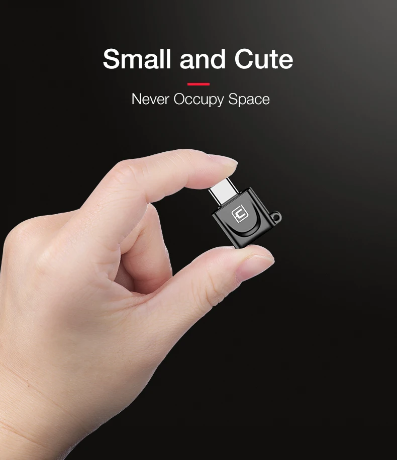Переходник Cafele type C для Micro USB OTG адаптер конвертер type-c кабель адаптер USB для type-C передачи данных зарядное устройство OTG