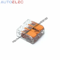 20pcs 221 413 lever nuts 3 new style compact splicing connectors wire connector terminal block quick disconnect connectors