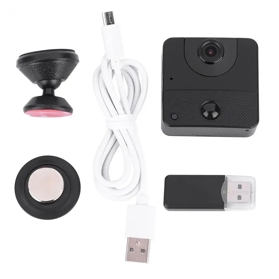 VRFEL YT003 беспроводная WiFi Full HD 1080 P Мини камера обнаружения движения Индукционная