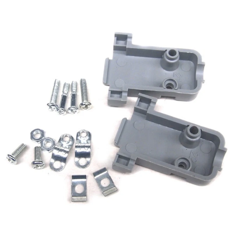 100 шт./лот DB9 разъем для последовательного порта пластиковый корпус RS232