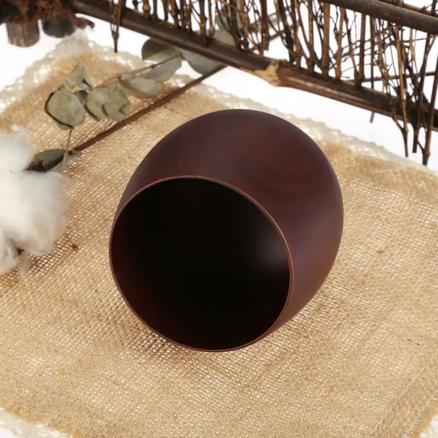 Кофейная чашка традиционная натуральная деревянная кофейная грязь чайная с