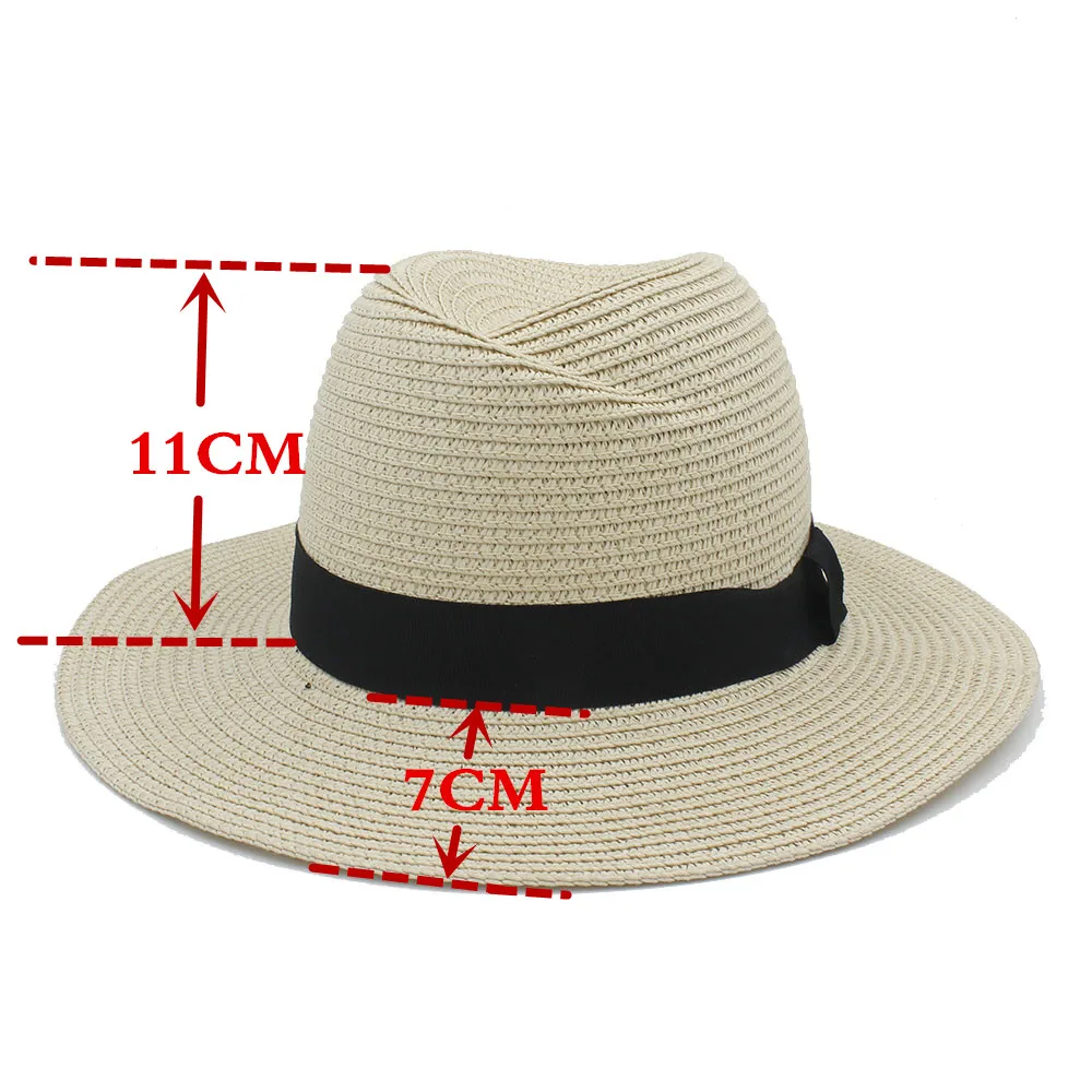 Соломенная шляпа от солнца Toquilla летняя элегантная Панама с большими широкими