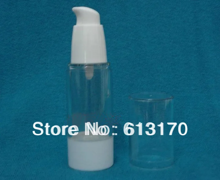 

20pcs 30ml empty airless pump bottle serum lotion bottles transparent plastic makeup containers Free shipping