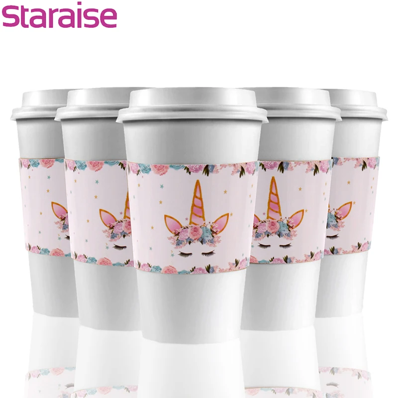 Staraise Единорог бутылки стикеры вечерние свадебные коробка для сладостей