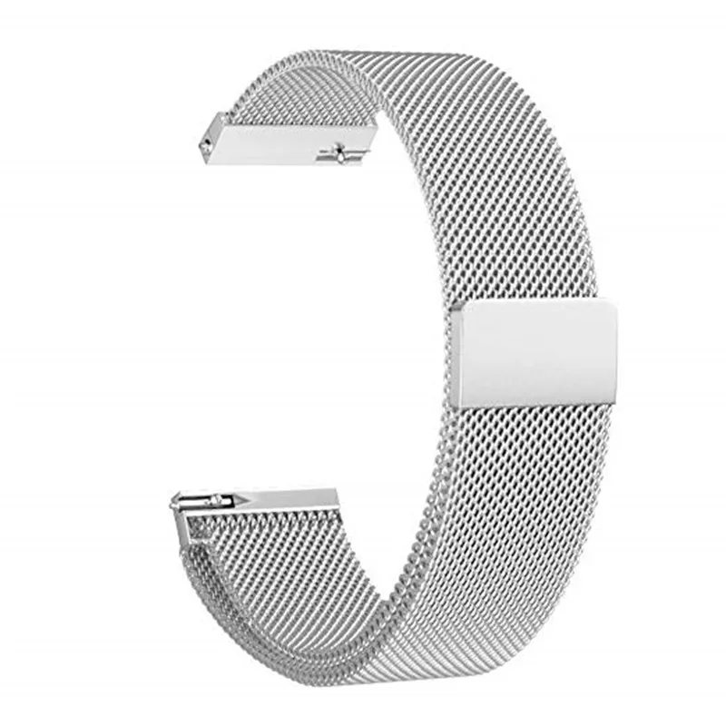 Ремешок из нержавеющей стали для Fitbit Blaze, магнитная Миланская петля, Женский Мужской сменный ремешок для Fit bit Blaze, браслеты - Цвет ремешка: silver