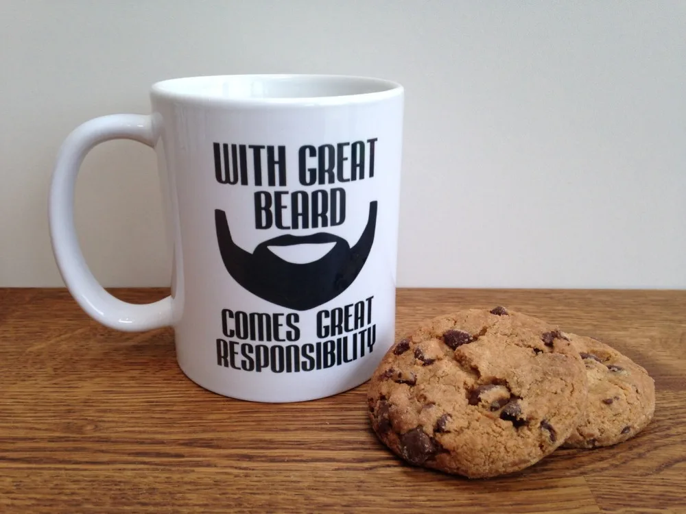 Beard cup mugs Tea mug milk wine beer cups friend gifts home decal Funny Mug Coffee Cup | Дом и сад