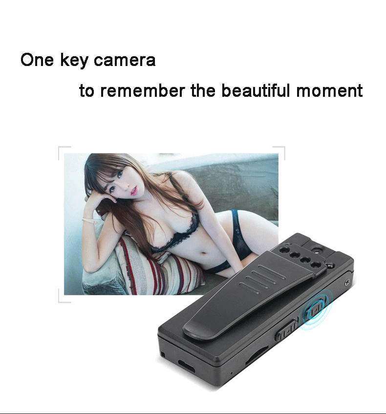 2019 new 1080P HD 1200W pixels night vision camera mini DV support video Sound recording TF card One key | Электроника
