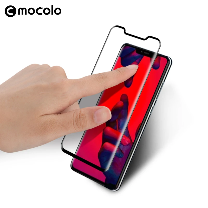 Изогнутое стекло Mocolo 3D премиум класса для Huawei mate 20 Pro стеклянная пленка полная