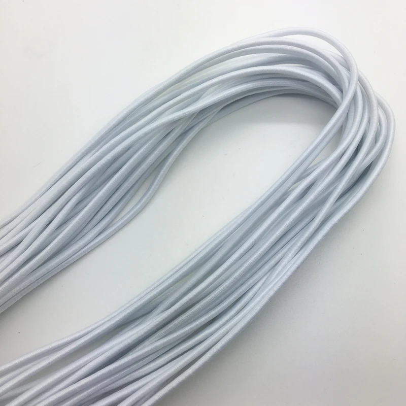 5 ярдов/партия Белый эластичный шнур для украшений|elastic white|diy elastictie down |