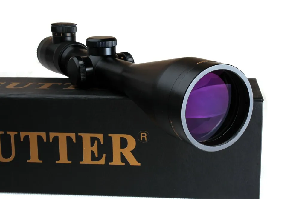SUTTER 3 12X56 прицел R12 стекло травление сетка Красная подсветка сторона Параллакс