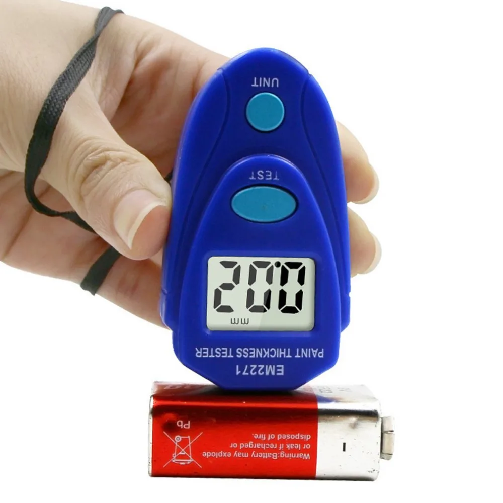 Portable Mini Digital Coating Thickness Gauge Car Paint Meter Tester | Инструменты