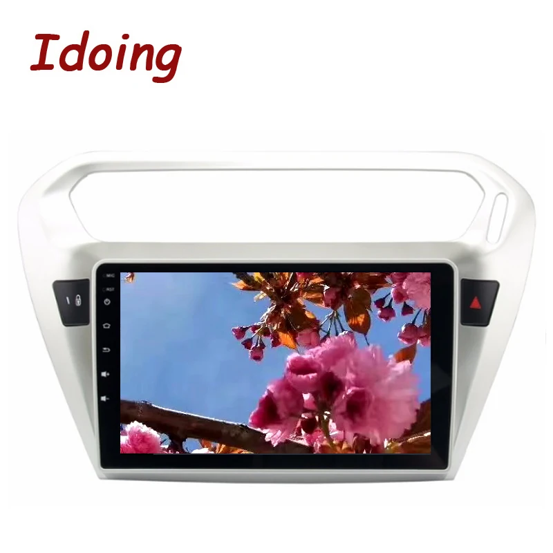 Idoing 1Din 9 дюймов Android8.0/7 1 Автомобильный мультимедийный плеер подходит для peugeot 301 &amp
