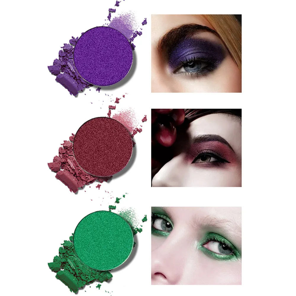 9 Colors Diamond Shimmer Glitter Eyeshadow Palette Pigment Nude Matt Metallic Smoky Powder Cosmetic Makeup maquillage |