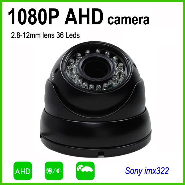 2.0mp Высокое разрешение AHD 1080 P движения Сенсор безопасности купольных Камера с