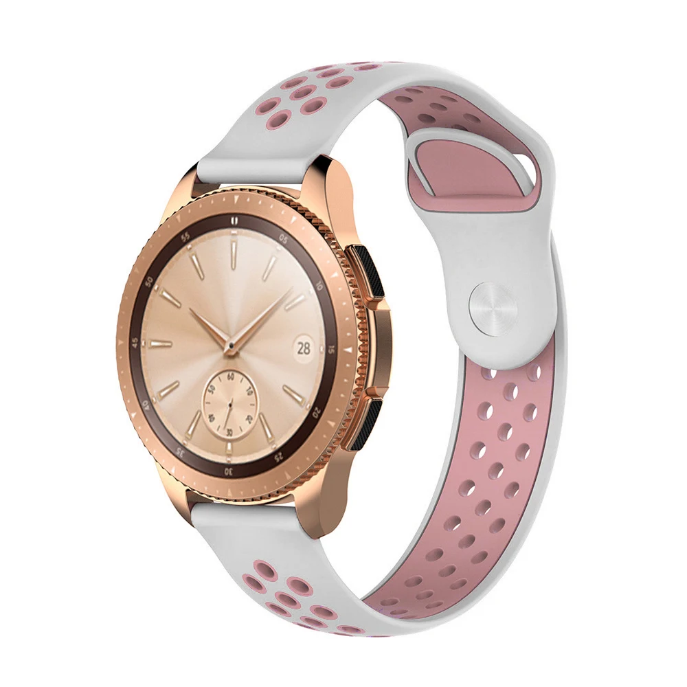1 Силиконовый ремешок для Xiaomi Huami Amazfit Stratos 2 Pace Smart Watch Band 22 мм спортивный ремешок для samsung gear S3 huawei GT Active - Цвет: 1