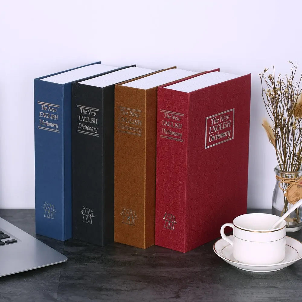Словарик, сейф, книга, деньги, скрытый, секретный, безопасный замок, коробка, книга, наличные, монета, для хранения ювелирных изделий, ключ, шкафчик, контейнер для хранения