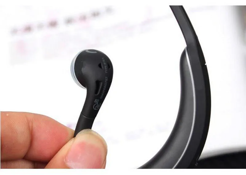 Новая волна+ ушной крючок беспроводной стерео музыка Bluetooth наушники спортивные свободные наушники для медиаплеера и телефонных звонков гарнитура