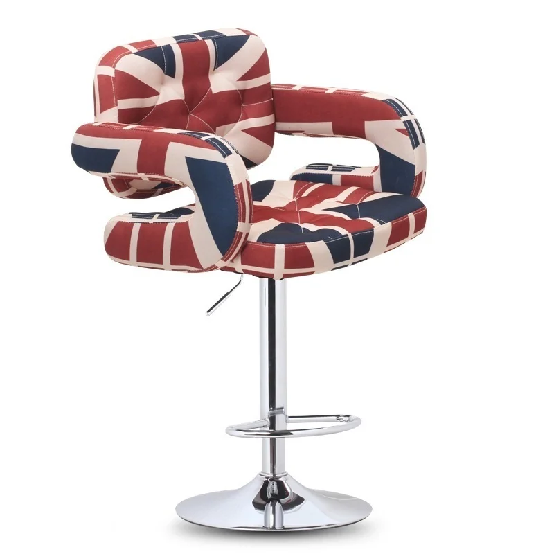 Парикмахерская стул парикмахерское кресло кофе белого цвета Бесплатная