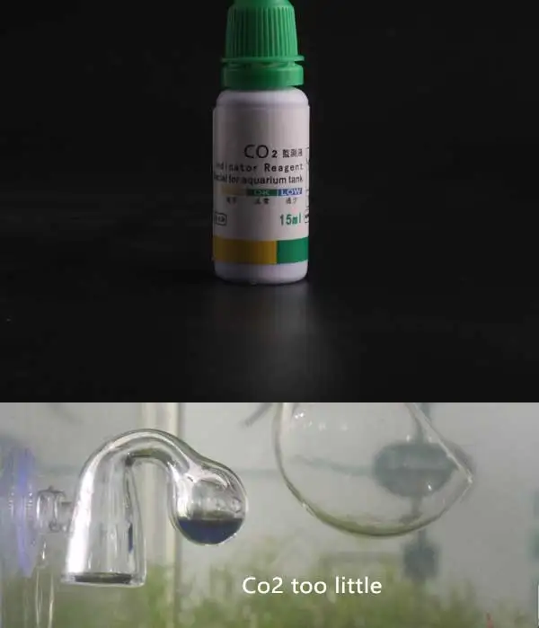 Аквариум для воды живой мох завод аквариумные заметки стекло CO2 Капля проверки Углекислого Газа PH мяч долгосрочный индикатор монитор тестер