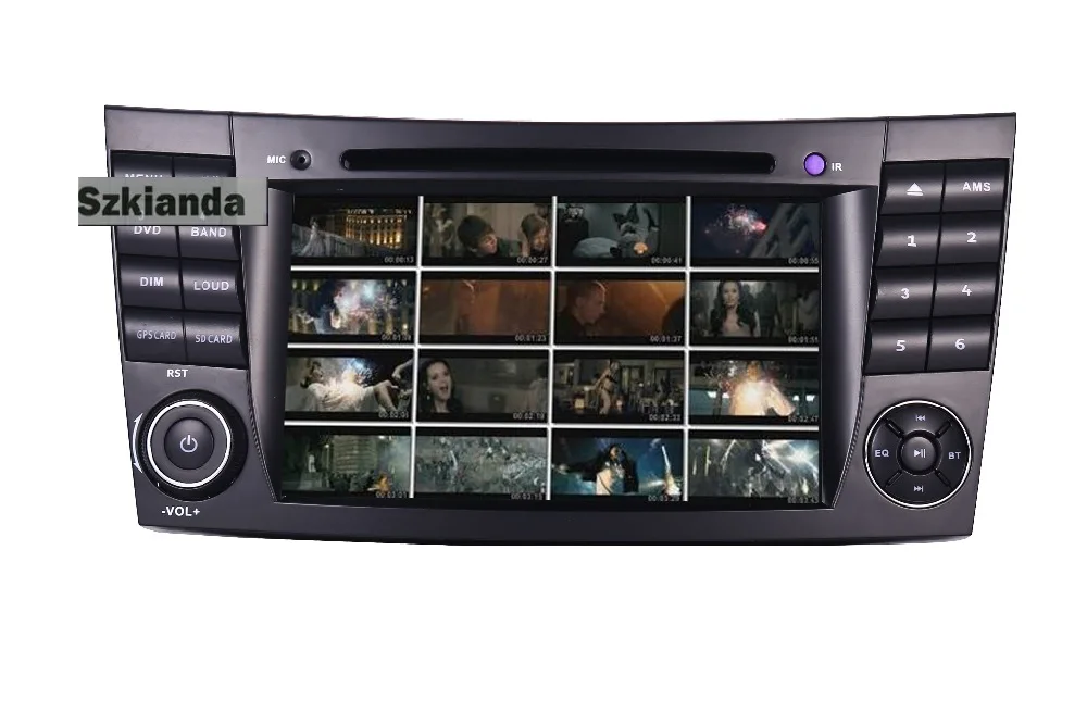 " сенсорный автомобильный dvd-плеер с экраном для Mercedes Benz E-Class E200 E220 E300 W211 E320 с gps Bluetooth Радио RDS USB SD Canbus карта