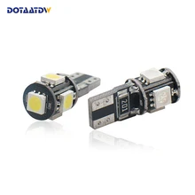 DOTAATDW 4x Canbus IC драйвер 12В Белый светодиод T10 W5W Автомобильная