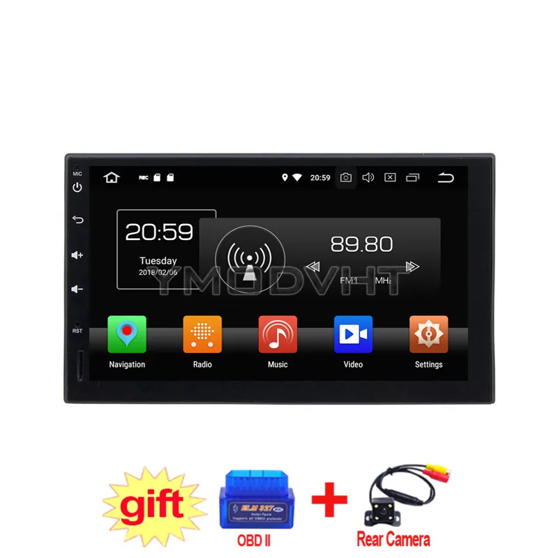 YMODVHT 7 дюймов Android 8 0 Восьмиядерный PX5 4 Гб универсальный автомобильный DVD плеер