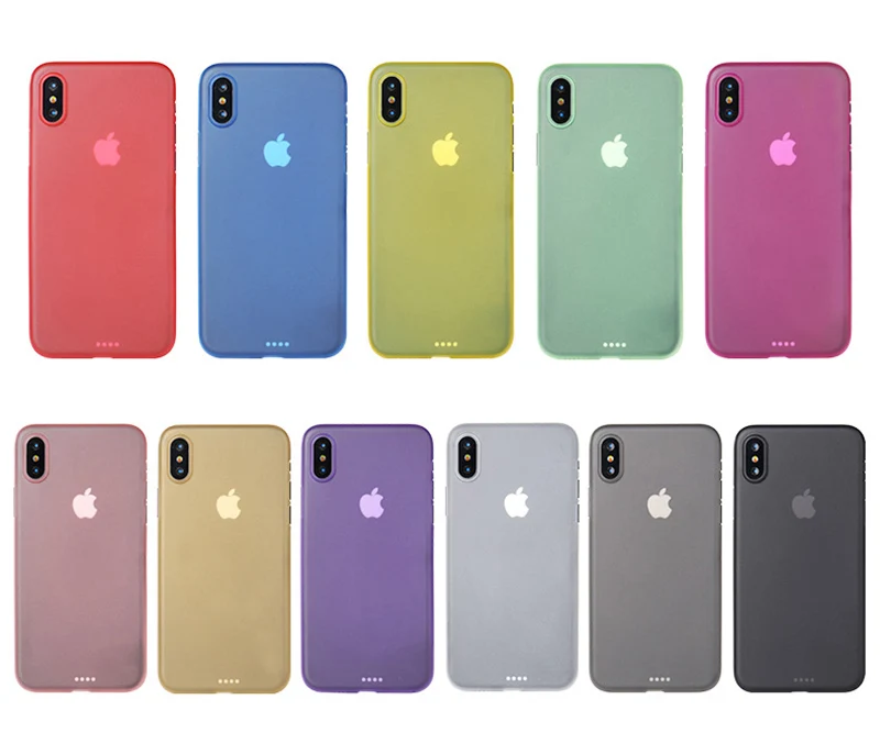 0 3 мм Ультратонкий матовый полипропиленовый чехол для iPhone XR X XS Max 8 7 Plus 6 S SE 5 5S