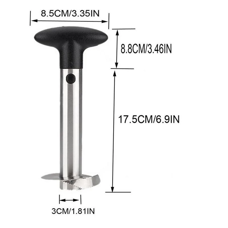 ANDES Нержавеющая сталь ананас Овощечистка резак овощерезка Core инструменты нож для