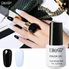 Гель-лак Elite99 для ногтей, 7 мл, французский белый чистый черный Гель-лак, 1 шт., УФ-лампа для дизайна ногтей, светодиодный Гель-лак, праймер