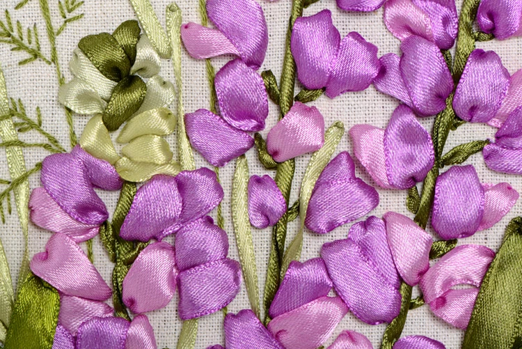 DIY ленты для вышивания для начинающих, наборы для рукоделия, вышивка крестиком, красочные цветы, настенные художественные украшения для дома, наборы для вышивания