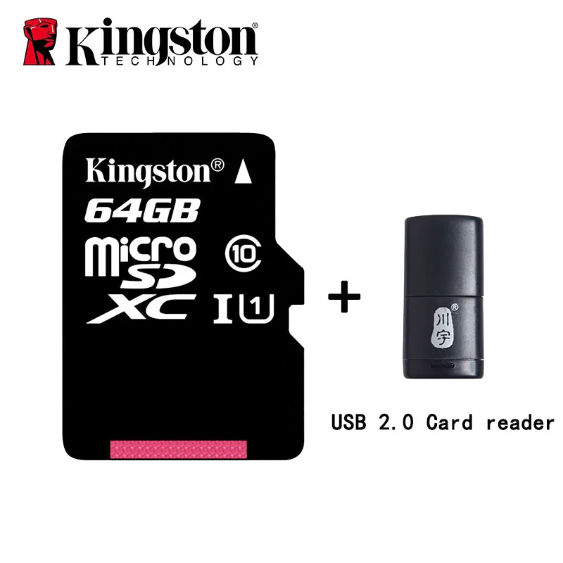Kingston C10 карта памяти Micro SD класс 10 16 ГБ 32 64 128 8 Гб|memory card 16gb|8gb micro sd cardmicrosd |