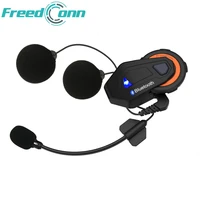 freedconn t max motorcycle headset 6 riders communication 1500m motorbike helmet group intercom fm radio bluetooth 4 1