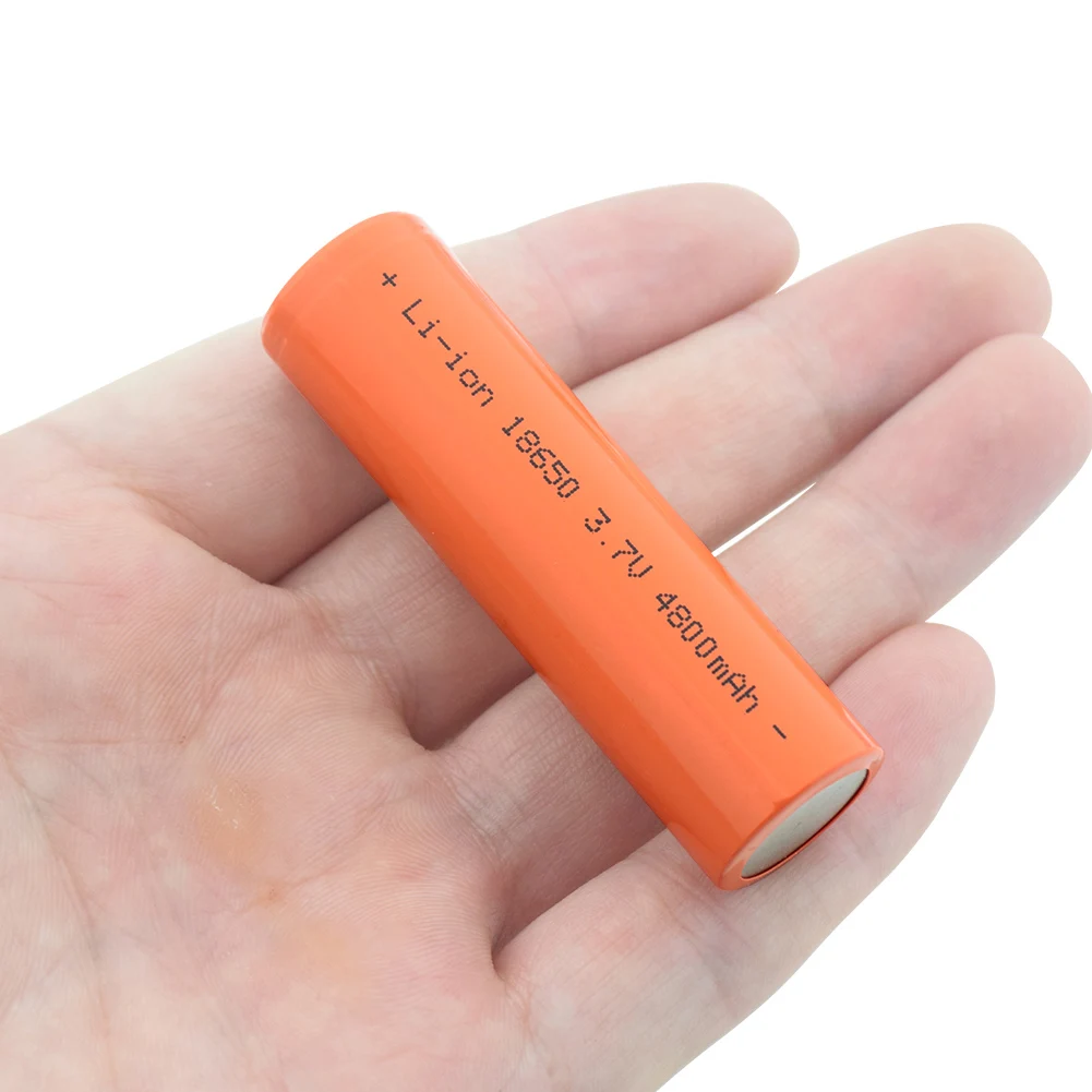 1-10 шт Новинка 18650 литий-ионная батарея 3,7 v 4800 mah 18650 литиевые аккумуляторные батареи для налобного фонаря игрушки фонарик батареи