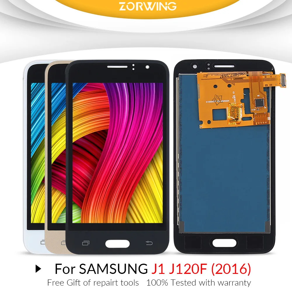 J120f ЖК дисплей для SAMSUNG GALAXY J1 2016 lcd J120F J120 J120M J120H сенсорный экран дигитайзер Samsung