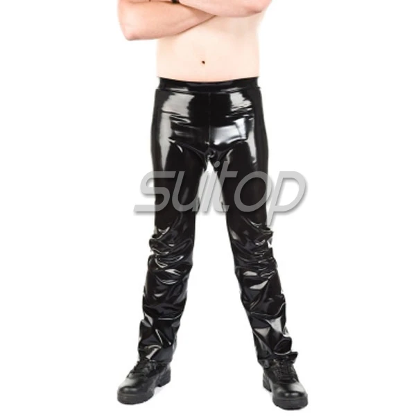 men's latex jeans