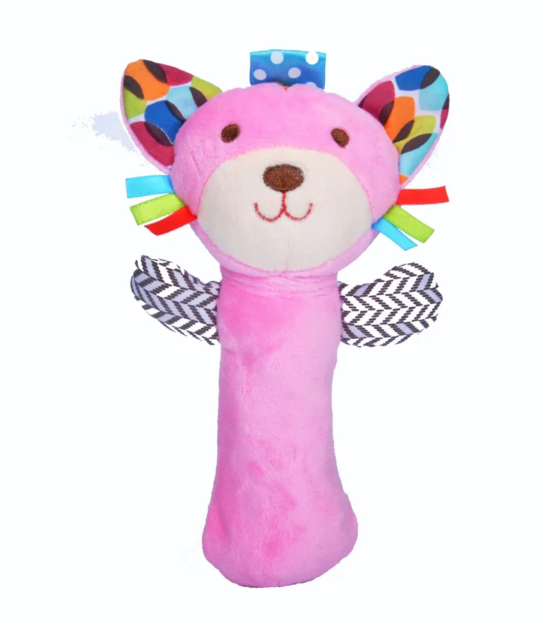 Лидер продаж игрушки для новорожденных погремушки Мультяшные овечки собаки