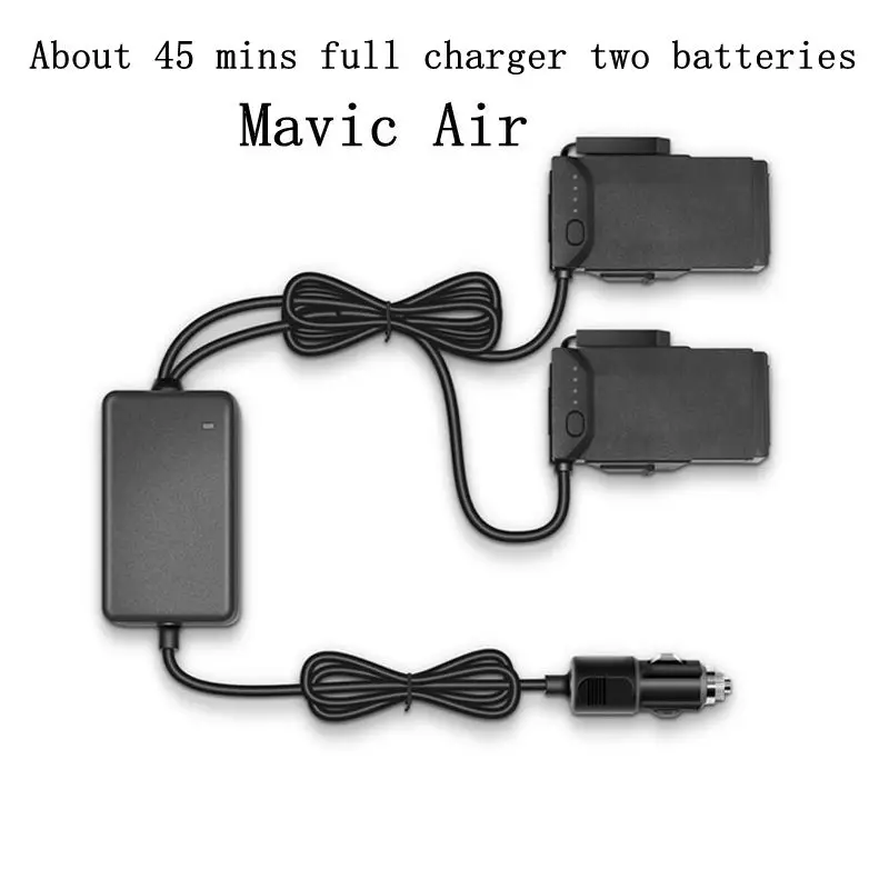 Автомобильное зарядное устройство Dual 2 Mavic Air дрона батарея быстрая зарядка