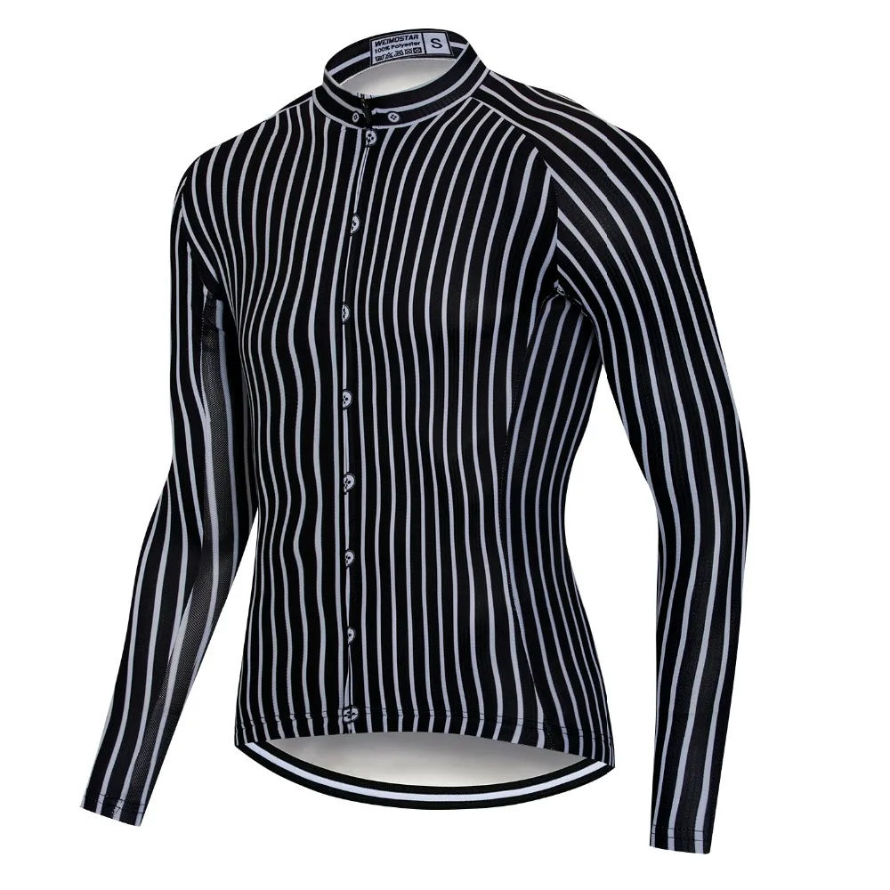 Weimostar мужские Вело-Джерси рубашки с длинным рукавом велосипедная одежда для