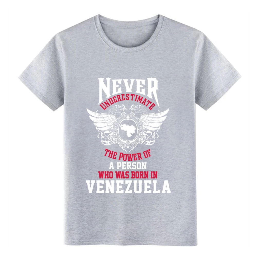 Мужская футболка Venezuela Power of a person borned in venezuela с рисунком S XXXL одежда для фитнеса