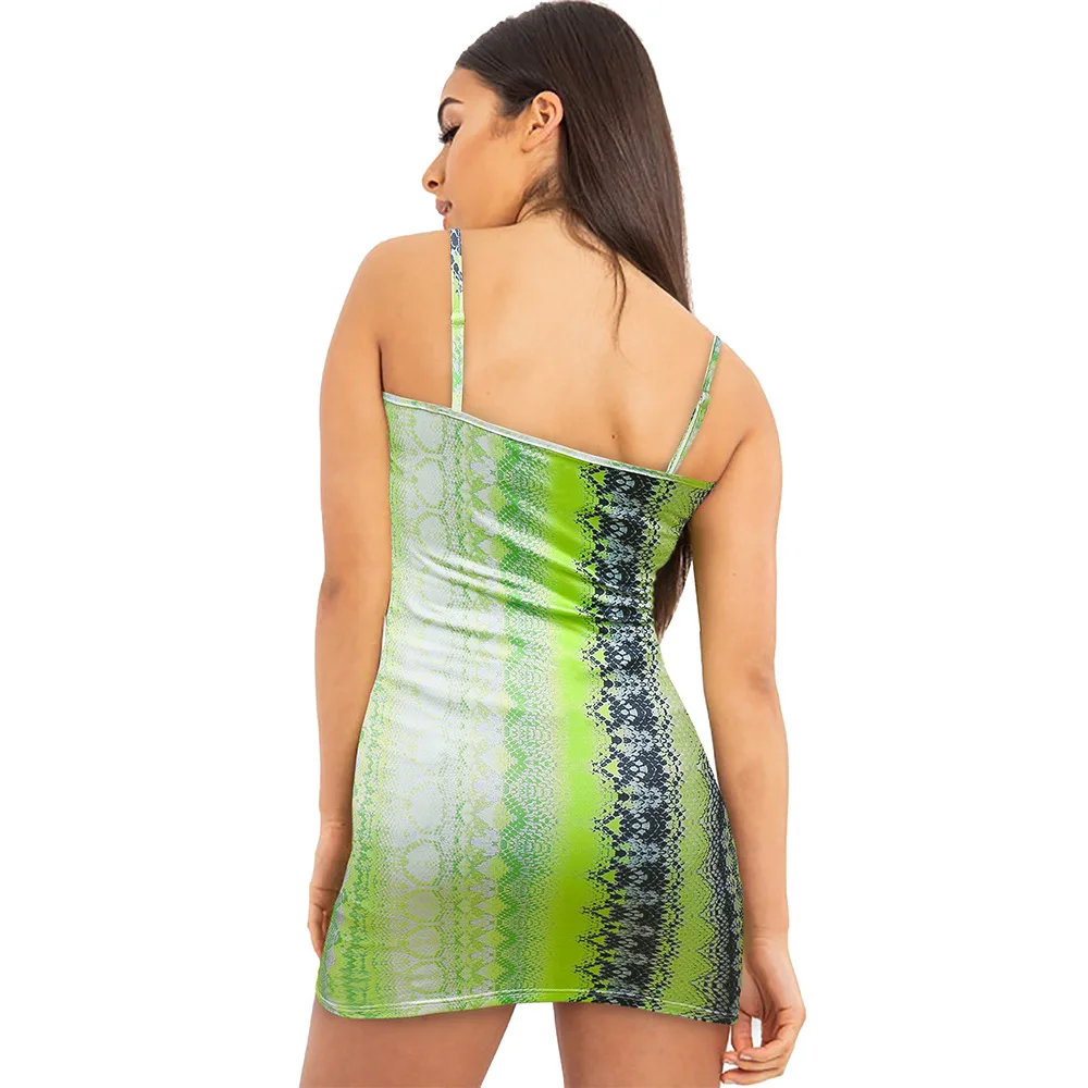 Женское облегающее мини-платье S-XXXL вечерние уличные платья на бретельках со