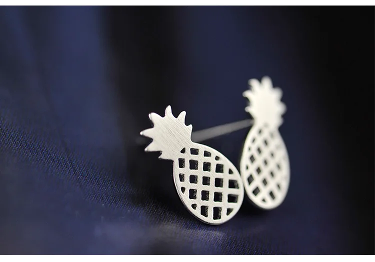 Fashion Hollow Pineapple Shape Stud Earrings For Women Casual Style Girl Earring Gifts EH601 | Украшения и аксессуары