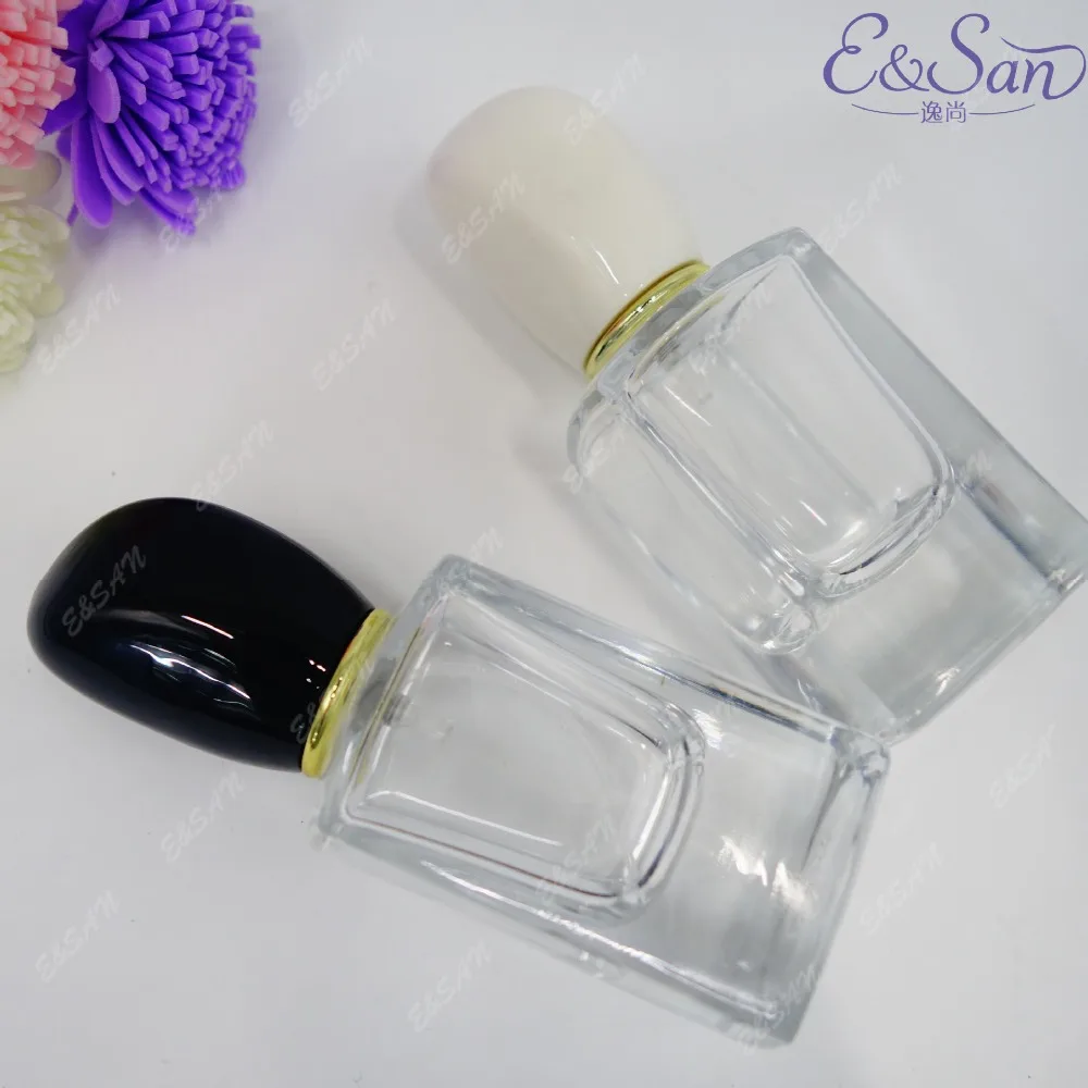 PT188 30ML прозрачная квадратная Высококачественная Белая и черная пустая