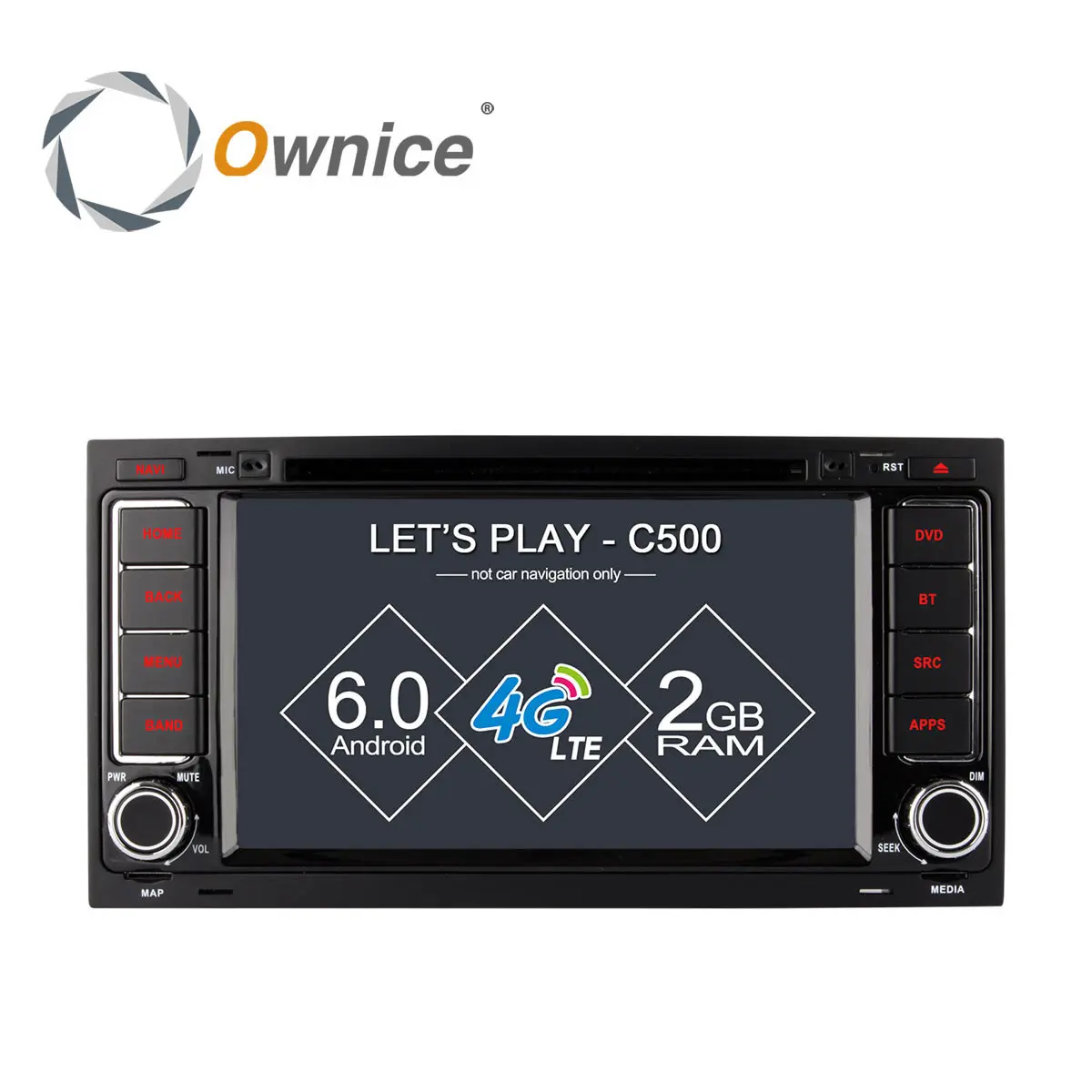 Ownice C500 Android 6 0 4 ядра 2G ram автомобильный DVD радио плеер для Volkswagen Touareg T5 мультиван