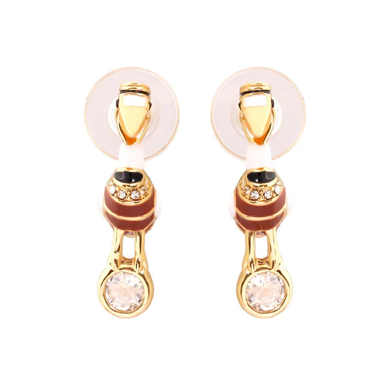 British Pelican Two Wearing Method Stud Earrings Ohrringe Pendientes Mujer Moda Jewellery Fashion Joyas Jewelry Charms Sieraden | Украшения