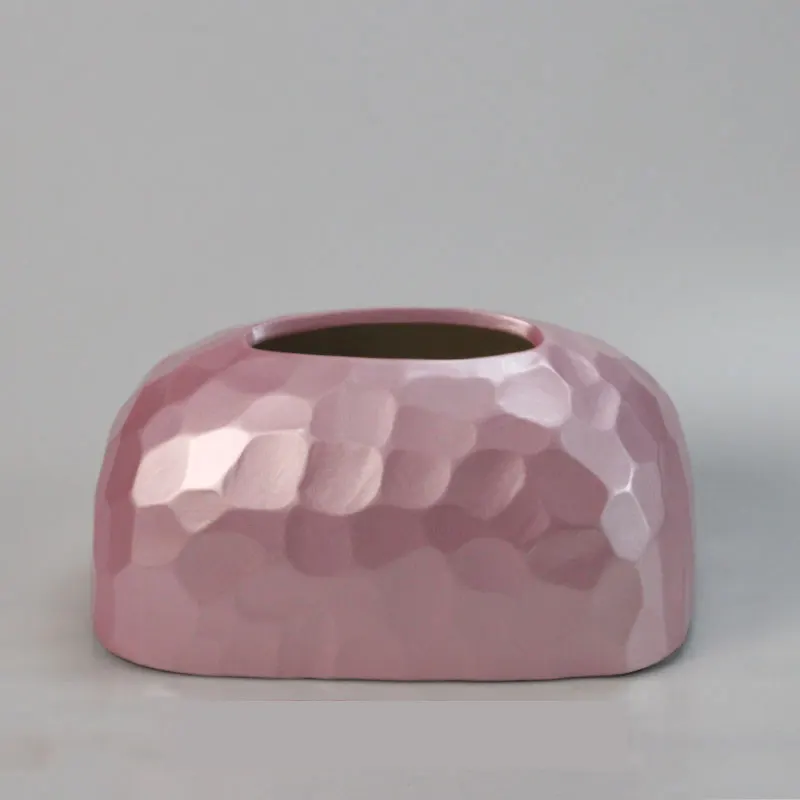 Красный Коробка из керамической ткани ручной работы Kleenex крышка гончарная коробка для салфеток держатель кухня, ванная, офис Домашний Декор современный подарок на новоселье - Цвет: Красный