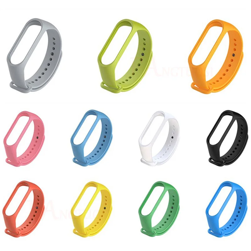 FANGTUOSI для xiaomi mi Band 3 силиконовый ремешок на запястье для xiaomi mi band 3 ремешок для часов аксессуары браслет mi band 3 ремешок