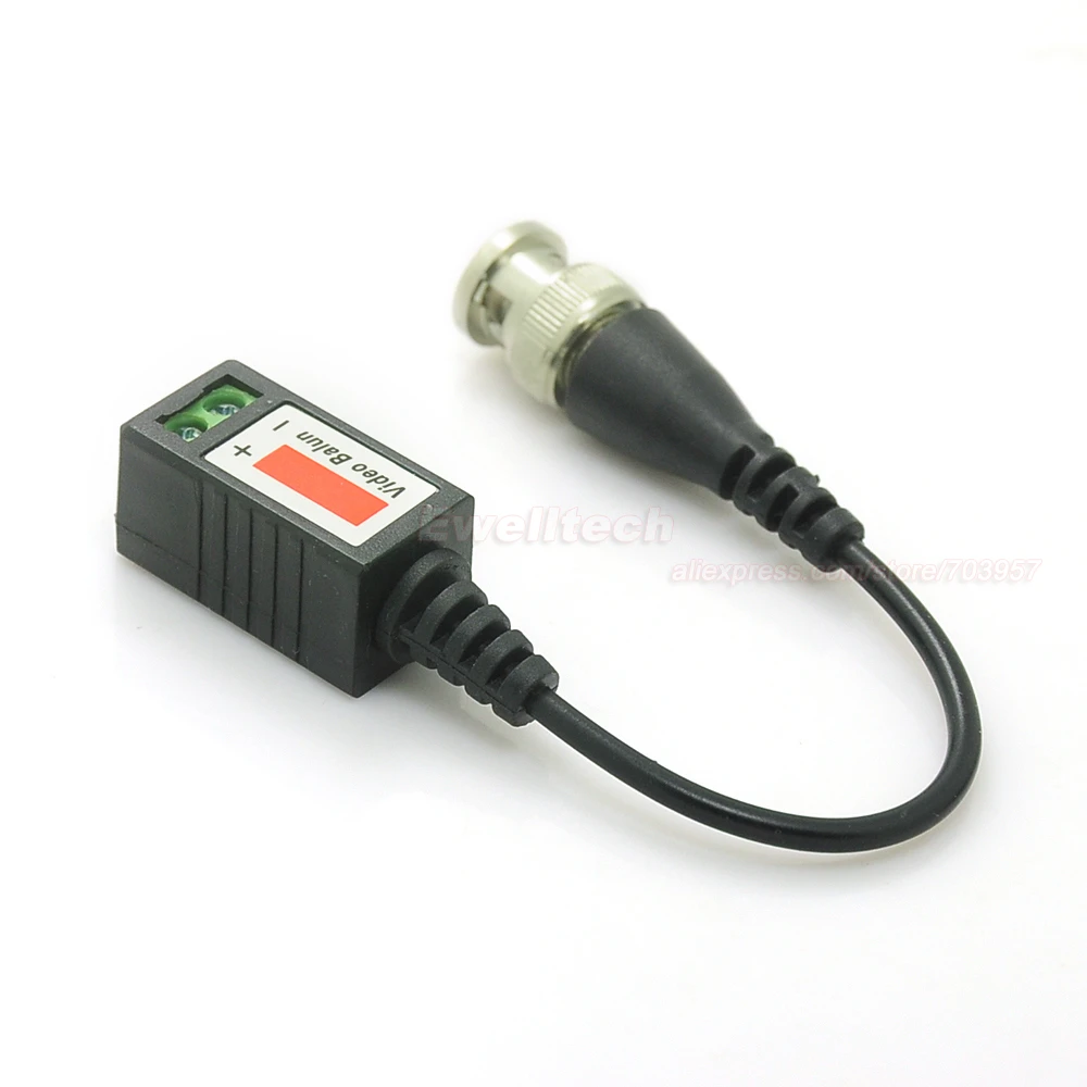 10x UTP Пассивное Видео устройство Cat5 кабель с bnc-разъемом передатчик с витой парой CCTV