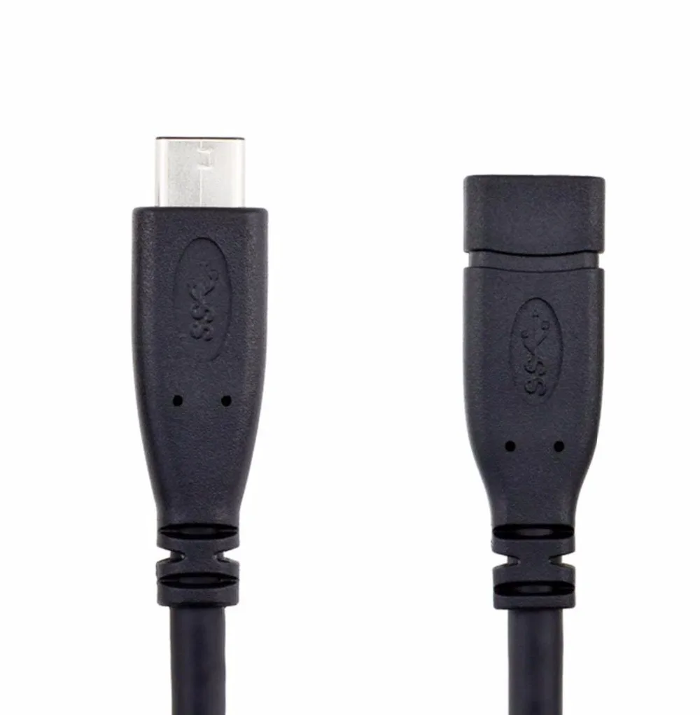 Кабель удлинитель USB Type C штекер гнездо совместимый с Thunderbolt 3 для Nintendo Switch Apple MacBook